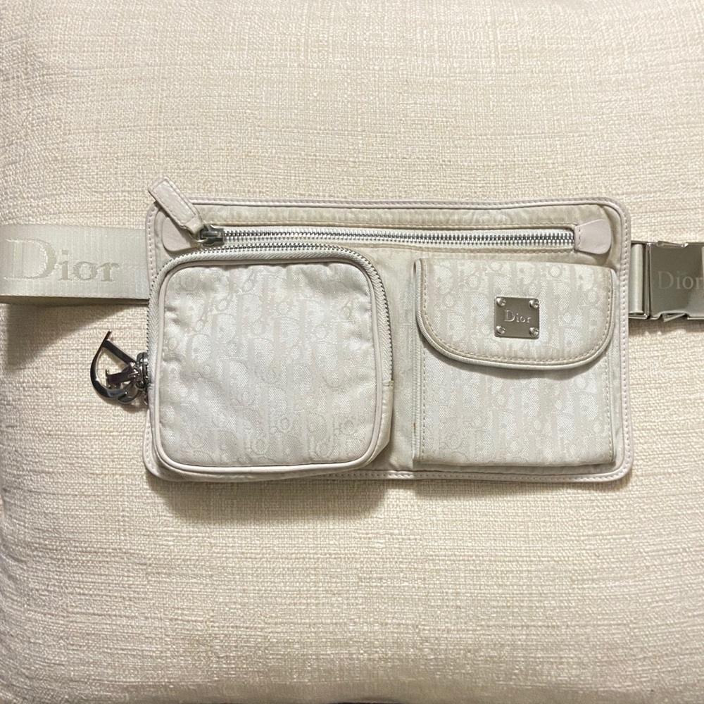 Rare! Christian Dior Lady Trotter Oblique Belt Bag